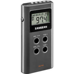 SG-110 AM/FM Stereo Pocket Radio (Dark Gray)