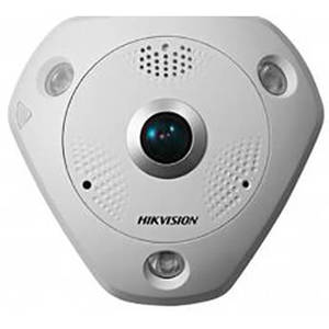 DS-2CD63C5G0-IS 12MP Network Fisheye Camera with Night Vision & Heater