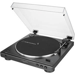 AT-LP60XBT-USB-BK Fully Automatic Two-Speed Stereo Turntable with Bluetooth & USB (Black)