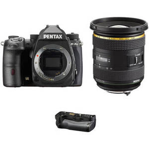 Pentax K-3 Mark III DSLR Camera with 11-18mm Lens and Battery Grip Kit (Black)