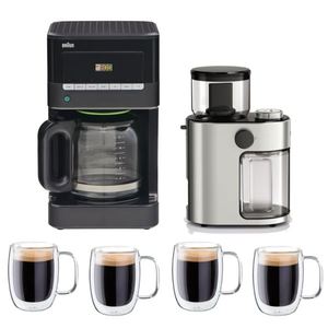 Brewsense 12-Cup Drip Coffee Maker & Accessories Package
