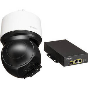 WiseNet 7 XNP-9300RW 8MP Outdoor PTZ Network Dome Camera with Night Vision, 5-150mm Lens & Wiper