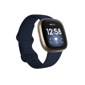 Fitbit Versa 3 (Midnight/Soft Gold Aluminum)