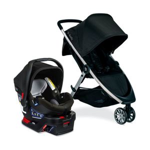 B-Lively 3-Wheel Stroller/B-Safe 35 Infant Car Seat Gen 2 Flex-Fit Travel System - Twilight