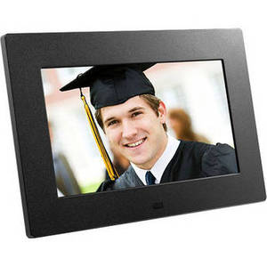 ADPF08SF 8-Inch Digital Photo Frame (Matte Black)
