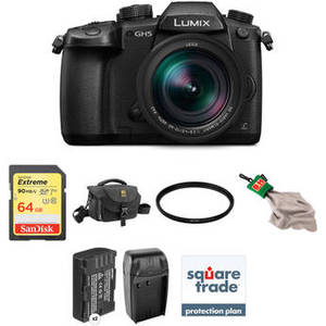 Lumix GH5 Mirrorless Camera with 12-60mm Lens Deluxe Kit