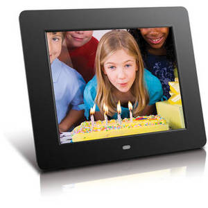 ADMPF108F 8" Digital Photo Frame With 512MB Memory
