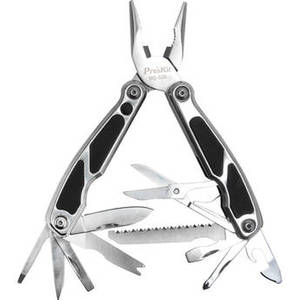 12-in-1 Multi-Tool with Storage Pouch (Black)