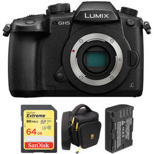 Lumix GH5 Mirrorless Camera with Accessories Kit