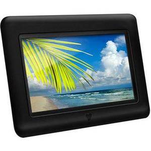 7" Digital Picture Frame with Auto Slideshow Feature (Black)