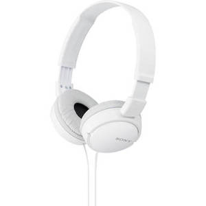 MDR-ZX110 On-Ear Headphones (White)
