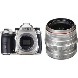 K-3 Mark III DSLR Camera with 20-40mm Lens Kit (Silver)