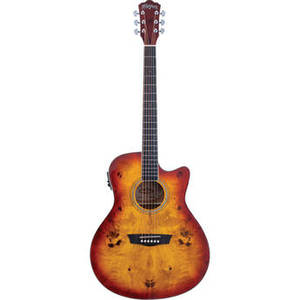 Deep Forest Burl ACE Acoustic/Electric Guitar (Amber Fade)