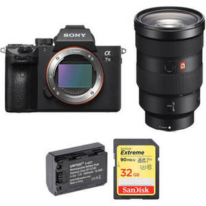 a7 III Mirrorless Camera with 24-70mm f/2.8 Lens and Accessories Kit