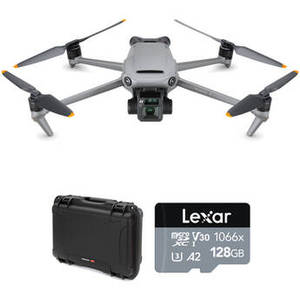 Mavic 3 Drone Kit with Custom Nanuk 915 Case (Black)