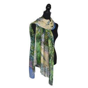 Garden Painterly Floral Scarf