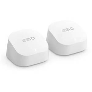 6+ AX3000 Wi-Fi 6 Dual-Band Gigabit Mesh System (Router, 1 Extender, White)