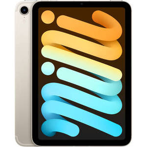 8.3" iPad mini (6th Gen, 64GB, Wi-Fi + 5G LTE, Starlight)