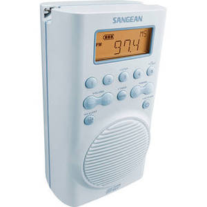 SG-100 AM/FM/Weather Waterproof Shower Radio (Sky Blue)