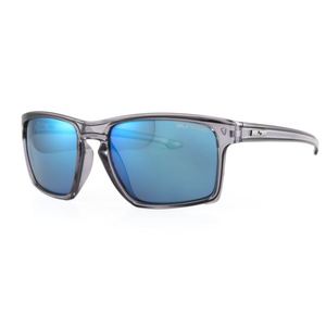 Drifter Sunglasses - Crystal Grey/Smoke Light Blue Mirror