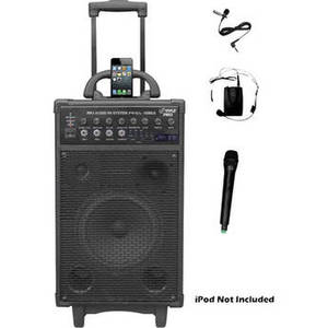 PWMA1090UI 800W Dual-Channel Wireless Rechargeable Portable PA System