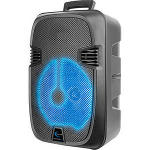 JB12PKG Rechargeable LED 12" Active Wireless Loudspeaker Package with Tripod, Microphone, and Cable