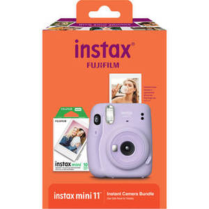 INSTAX MINI 11 Instant Camera Holiday Bundle (Lilac Purple)