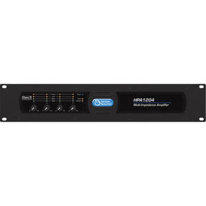 HPA1204 Four-Channel 1200W Commercial Amplifier (Black)