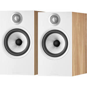 606 Anniversary Edition 2-Way Bookshelf Speakers (Oak, Pair)