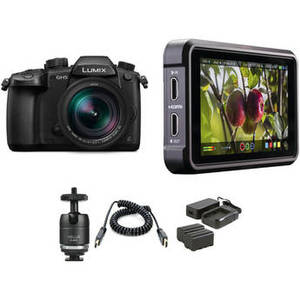 Lumix GH5 Mirrorless Camera with 12-60mm Lens and Ninja V Kit